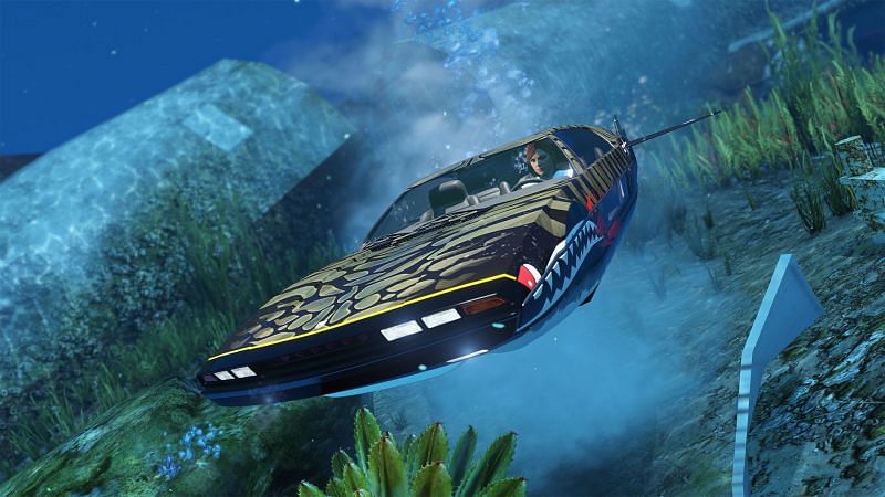 Водители могут отправиться под воду с pegassi toreador (изображение предоставлено rockstar games)
