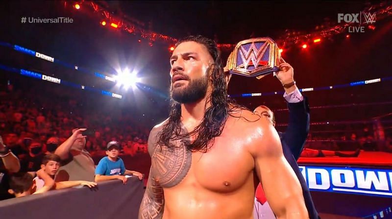 Roman Reigns was left surprised by an interruption at the end of SmackDown