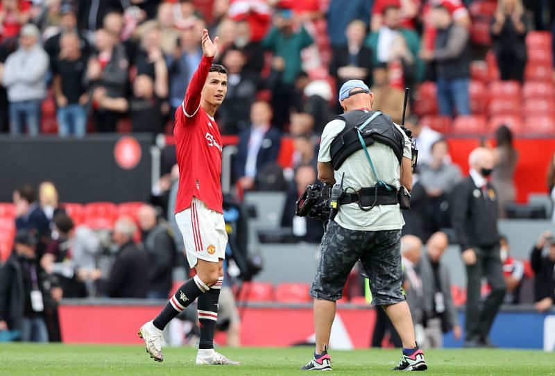 Cristiano Ronaldo scored an excellent brace for Manchester United