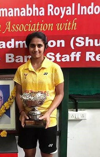 Aadya Variyath lone women&#039;s singles semi-finalist for India