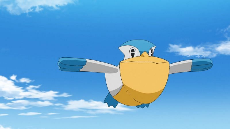 Pelipper as it appears in the anime (Image via The Pokemon Company)