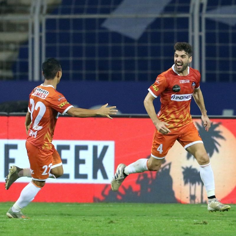 FC Goa in action during the ISL 2020-21