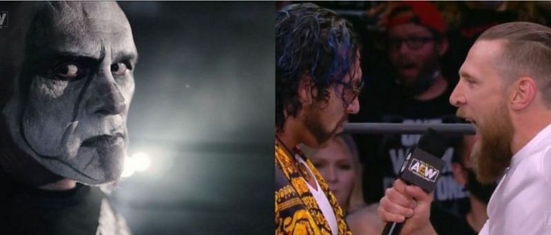 Sting (left) and Kenny Omega - Bryan Danielson (Right)