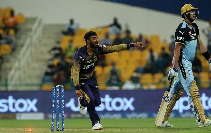 IPL 2021: Varun Chakravarthy was in fine form against the Royal Challengers Bangalore.