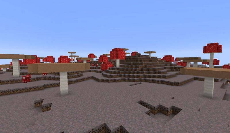 Mushroom field biome (Image via Minecraft)