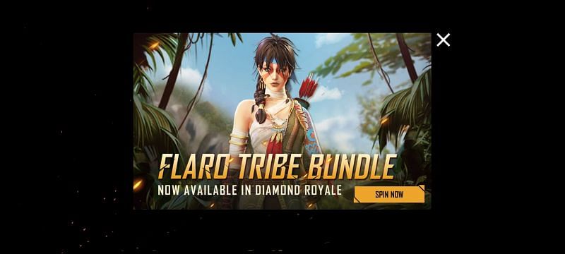 Cara mendapatkan Flaro Tribe Bundle dari event Free Fire Diamond Royale