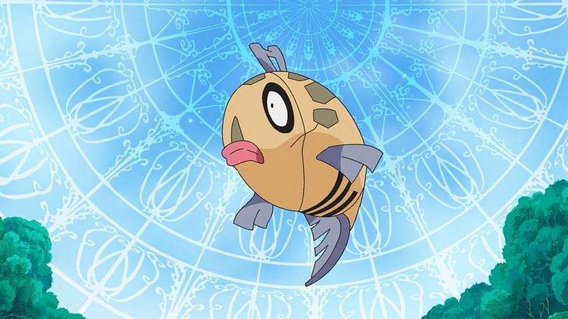 Feebas as it appears in the anime (Image via The Pokemon Company)