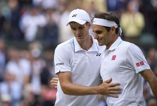 Roger Federer following his quarter-final loss to Hubert Hurkacz at Wimbledon 2021