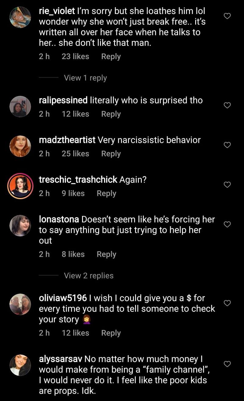 The internet reacts to the now-deleted clip 1/3 (Image via defnoodles/Instagram)
