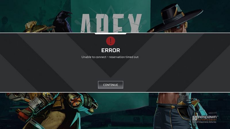 Apex Legends&#039; server issues continue (Image via Respawn Entertainment)