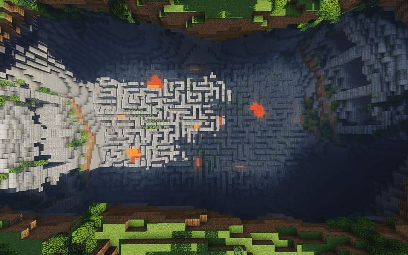 Mox MC offers great PvP and non PvP enabled maze maps (Image via Minecraft)