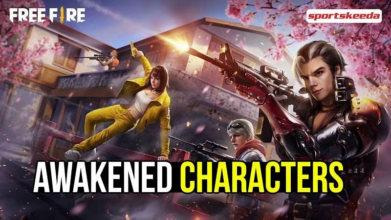 Free Fire characters with awakened abilities