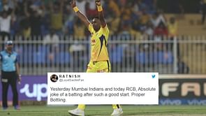 "Proper bottling"- Fans troll RCB, Maxwell for poor batting