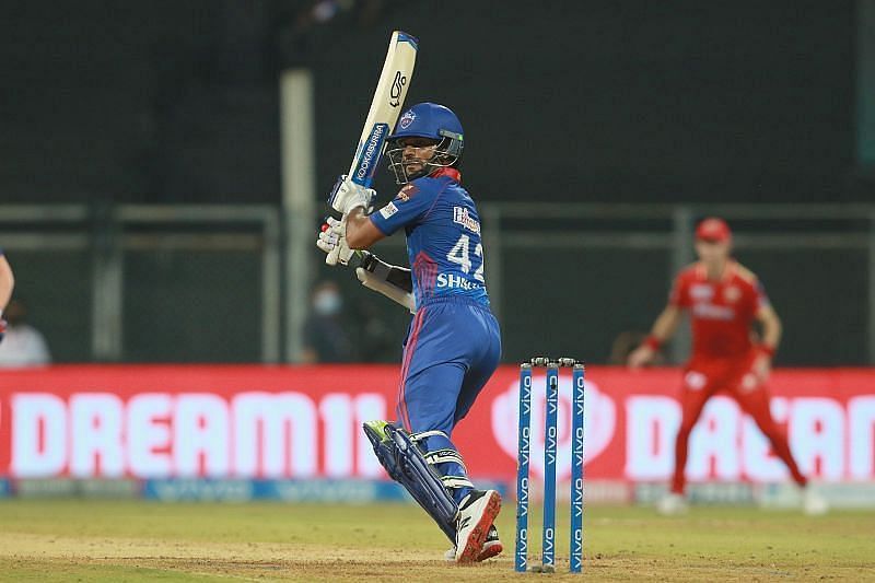 Shikhar Dhawan batting during the IPL. Pic: IPLT20.COM
