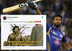 "Hardik Pandya makes sure India sleeps peacefully tonight" - Twitterati is elated as MI all-rounder comes back into form with a match-winning knock against PBKS