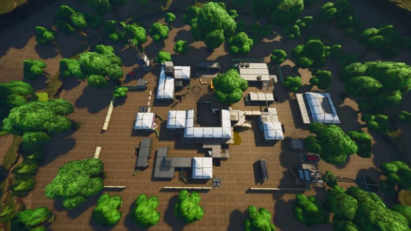 Nostalgia and bullets flow freely here (Image via salty710/Fortnite Creative)