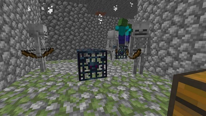 Unless stopped, spawners will continue spawning mobs as long as the player is nearby (Image via Mojang)