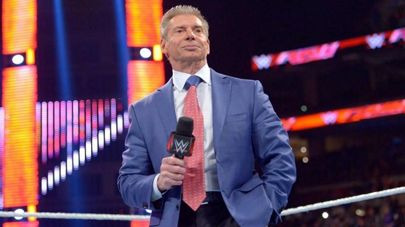 WWE Chairman Vince McMahon making his appearance on WWE RAW