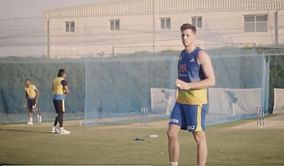 IPL 2021: [Watch] Mitchell Santner tries his hand at bowling pace | How fast did he go?