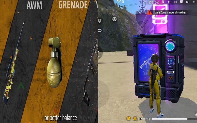 Weapons will be balanced in the upcoming patch (Image via Free Fire)