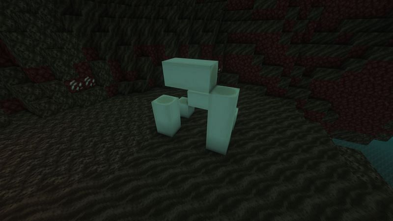 A Nether fossil (Image via Minecraft)
