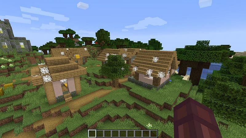 Abandoned village (Image via Minecraft)