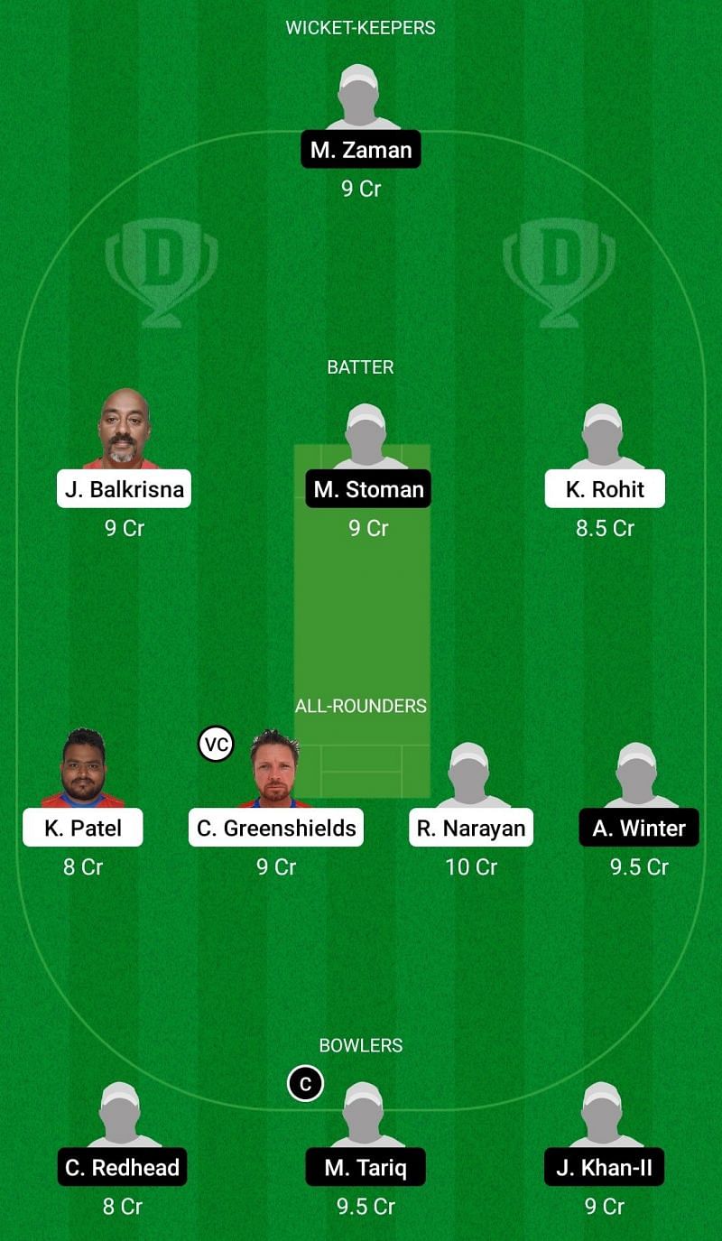 Dream11 Team for Oeiras vs Coimbra Knights - ECS T10 Cartaxo 2021.