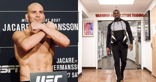 Glover Teixeira (left) Jon Jones (right) [Image Courtesy: @gloverteixeira @jonnybones on Instagram]