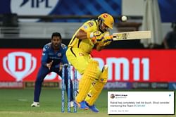 IPL 2021: "Hop, skip & jump" - Twitterati shocked with CSK batter Suresh Raina's horror show against the short ball