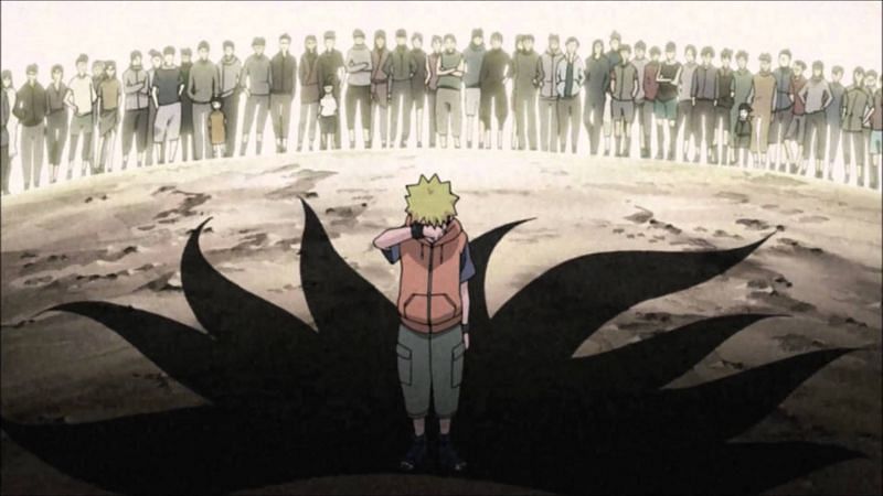 Naruto was shunned by the Leaf villagers throughout his childhood (Image via Pinterest)