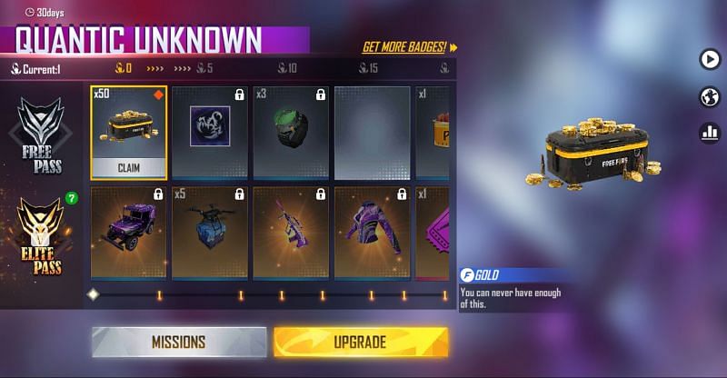 You should click on the upgrade button (Image via Free Fire)