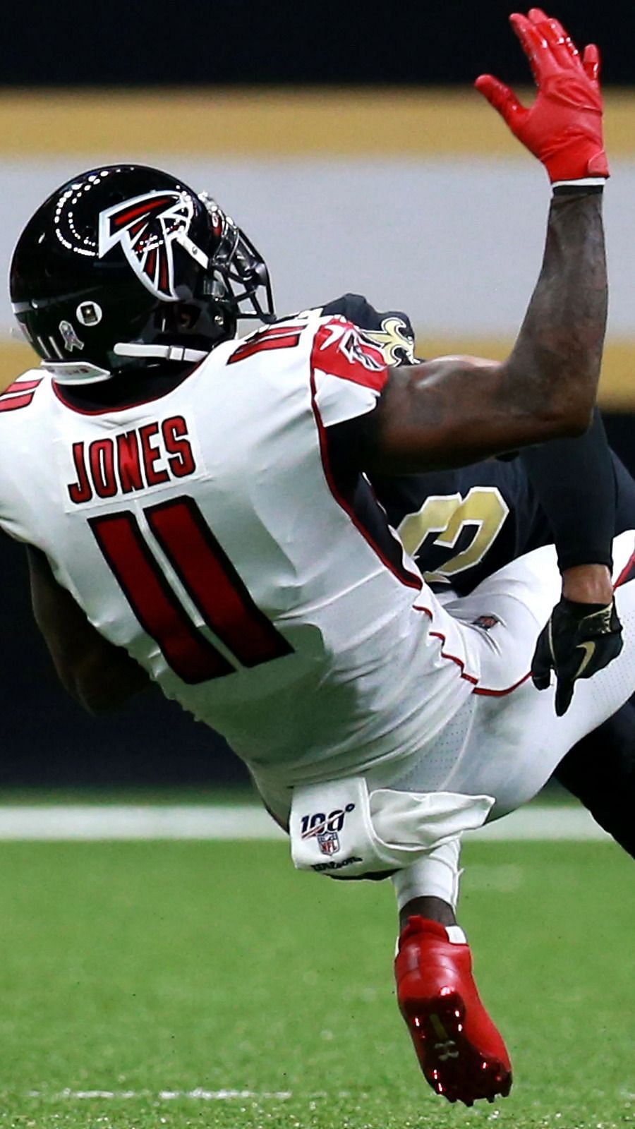 Julio Jones vs Marshon Lattimore (2017 wk 14)