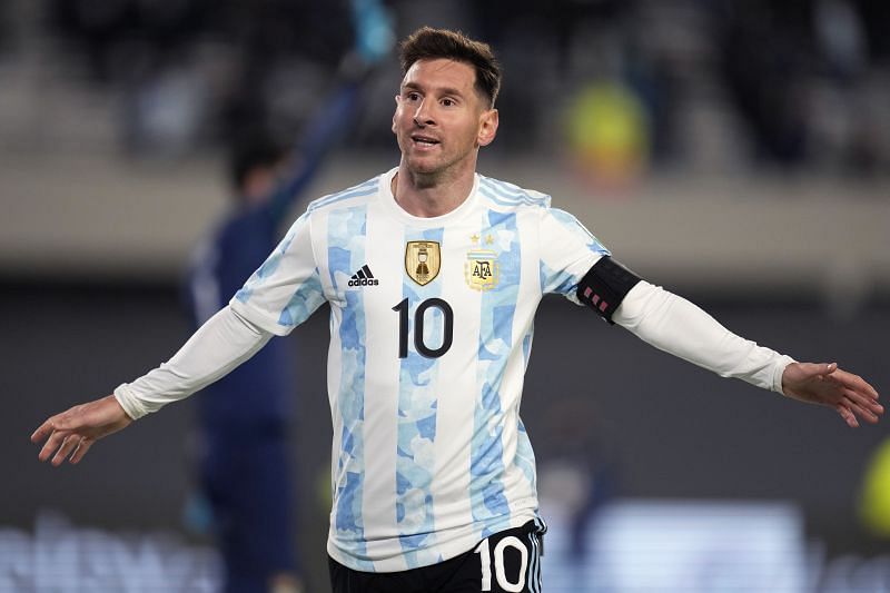 Argentina skipper Lionel Messi. (Photo by Natacha Pisarenko - Pool/Getty Images)