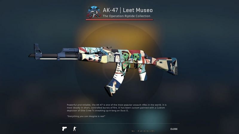 The new Riptide case AK-47 skin in CS:GO