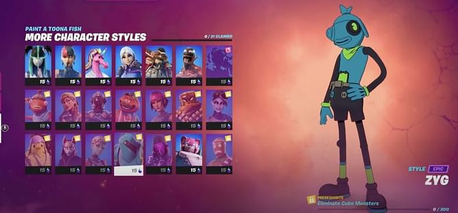 How to unlock all the new Toona Fish styles in Fortnite Chapter 2 Season 8
