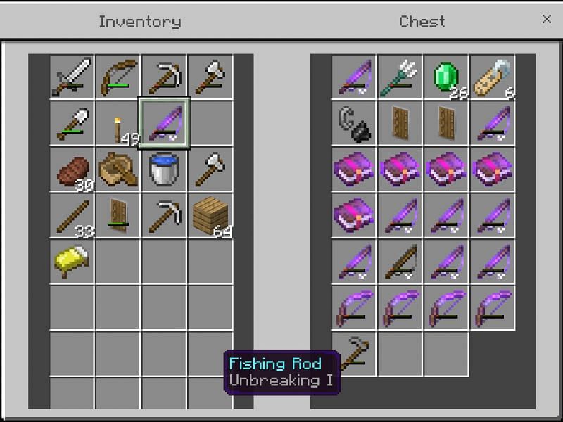 An example of the potential loot to be collected via fishing (Image via Reddit)