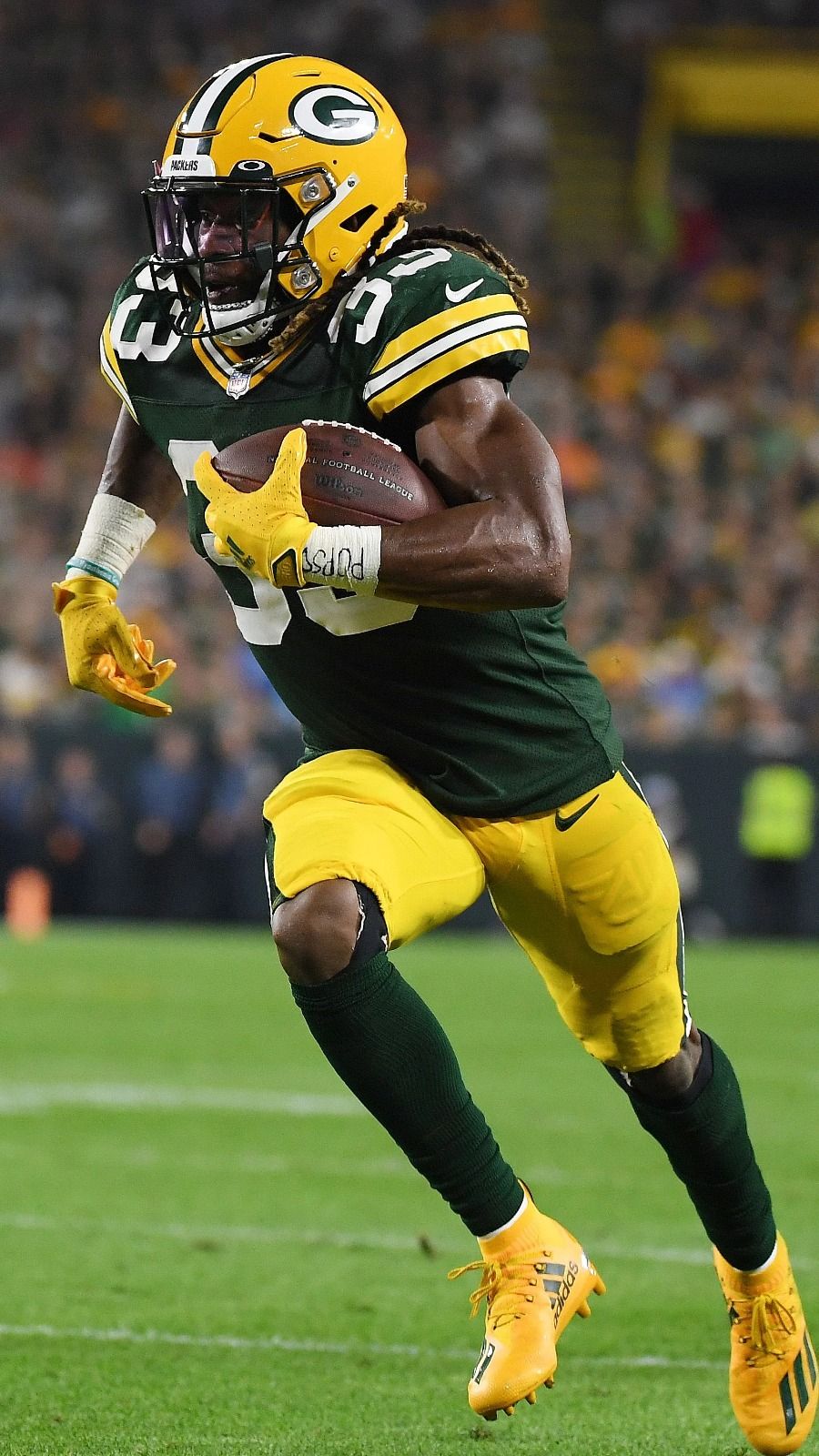 Packers' Aaron Jones reveals he lost chain with father's ashes