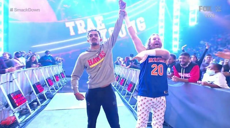 The Hawks&#039; star played up his heel status during SmackDown at Madison Square Garden