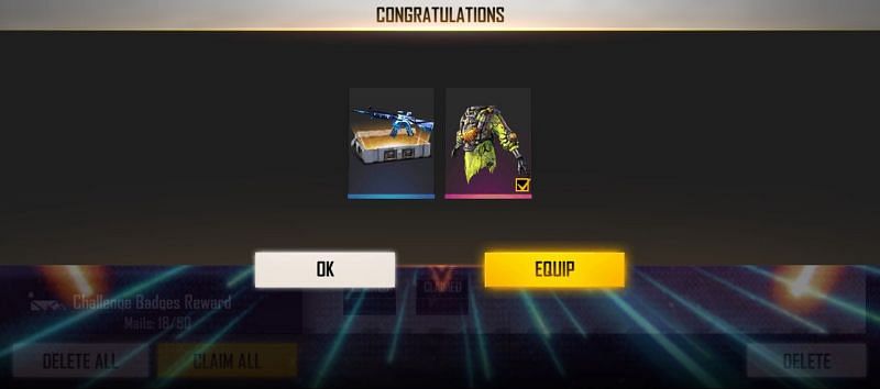 The rewards for the Indonesia server code (Image via Free Fire)