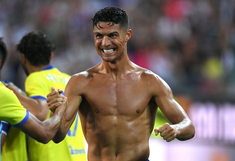 Udinese vs Juventus - Cristiano celebration