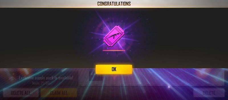 1x Weapon Royale Voucher (Image via Free Fire)