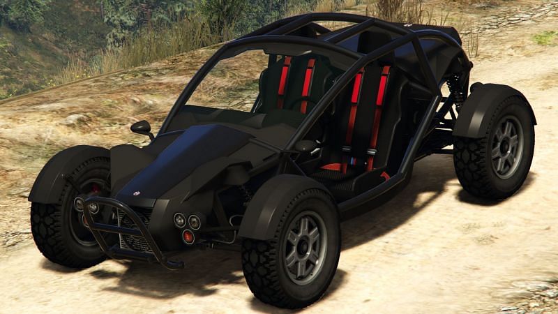 This buggy is made for traveling off the road (Image via Rockstar Games)