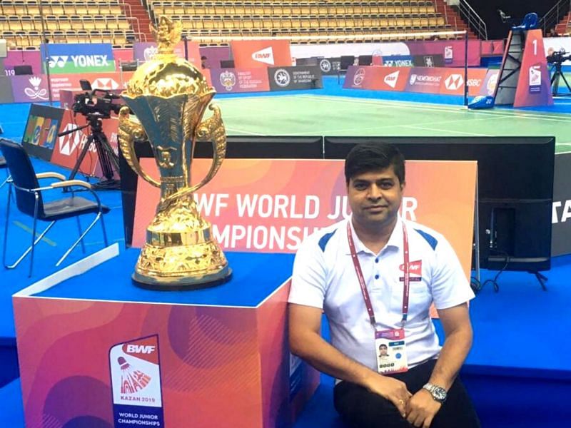 Dr. Sudeep Satpathy at BWF World Junior Championship