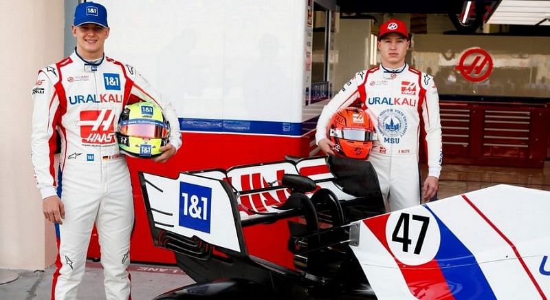 Mick Schumacher and Nikita Mazepin Image credits: Formula 1