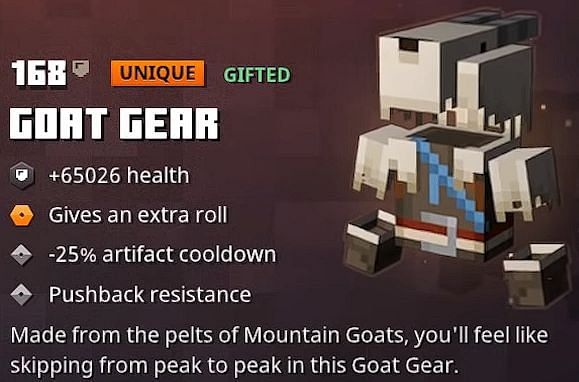 Goat Gear (Image via Mojang)