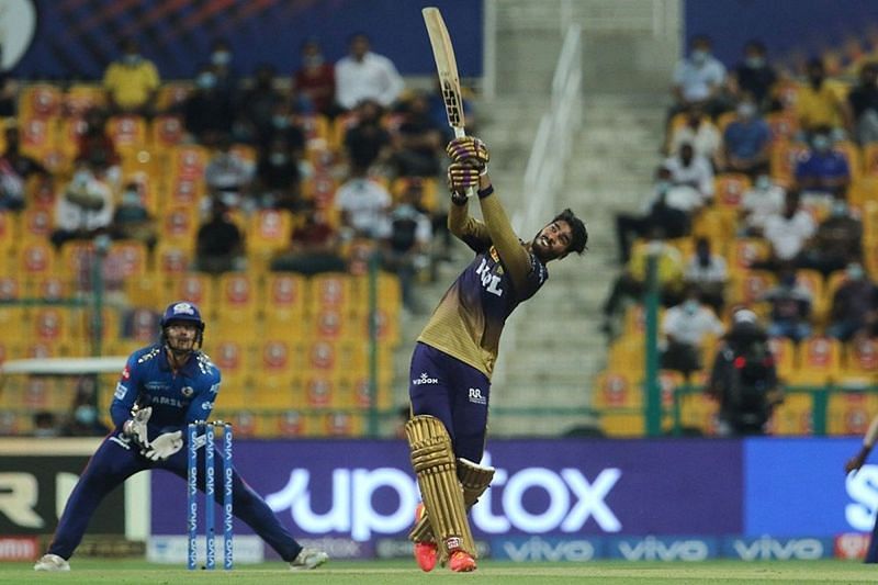 वेंकटेश अय्यर अपनी धुआंधार पारी के दौरान (Photo - IPLT20)
