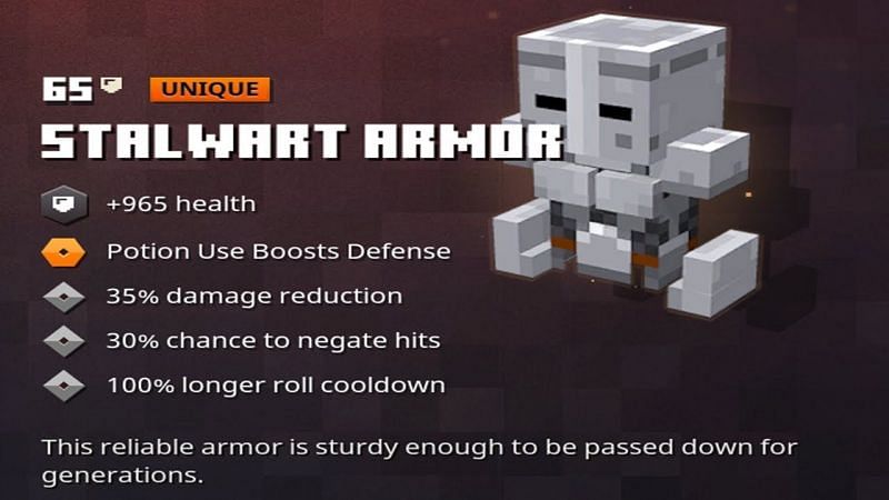 Stalwart armor (Image via Mojang)