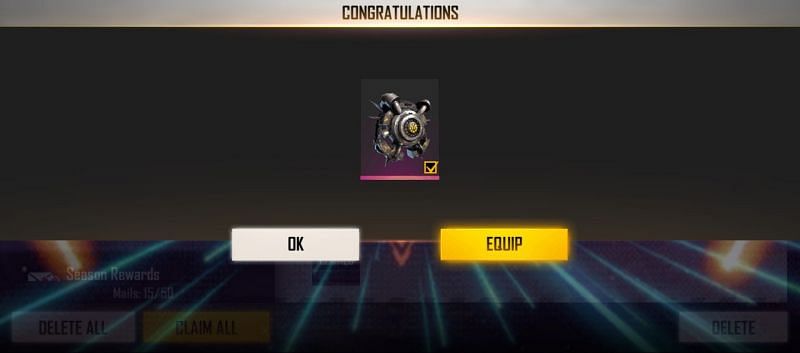 The reward can be collected from the mail system (Image via Free Fire)