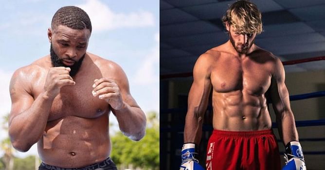 "Logan, you can get it too!" - Tyron Woodley claims he'd be willing to fight Logan Paul after a rematch with Jake Paul