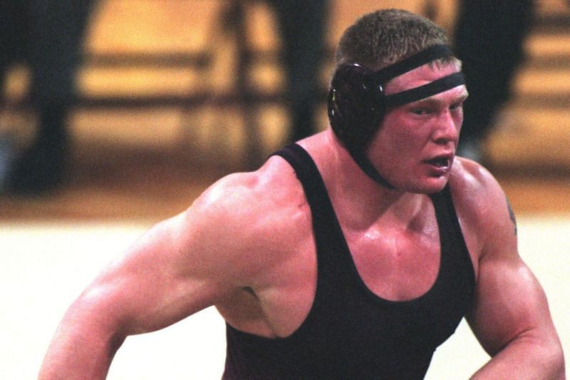 Brock Lesnar is a decorated amateur wrestler